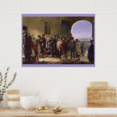 Florence Nightingale die gewonden op Scutari ontva Poster (Keuken)