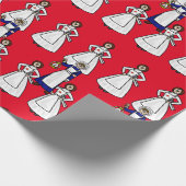 Florence Nightingale en Clara Barton Gift Wrap Cadeaupapier (Hoek)