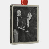 Florence Nightingale en Sir Harry Verney Metalen Ornament (Rechts)