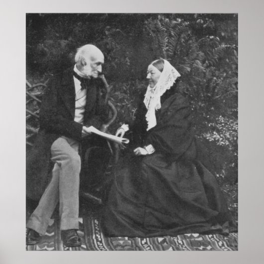 Florence Nightingale en Sir Harry Verney Poster (Voorkant)