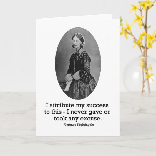 Florence Nightingale Kaart (Gele Bloem)