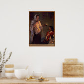 Florence Nightingale Lady met de lamp Poster (Keuken)