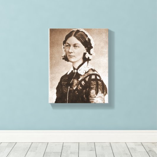 Florence Nightingale Nurse Canvas Afdruk (Insitu (Houten vloer))