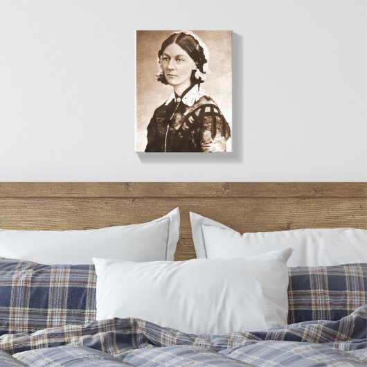 Florence Nightingale Nurse Canvas Afdruk (Insitu (Slaapkamer))
