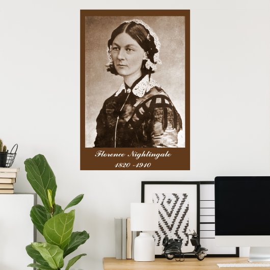 Florence Nightingale Nurse Poster (Thuiskantoor)