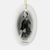 Florence Nightingale-Nursing Afstuderen+personaliz Keramisch Ornament (Rechts)