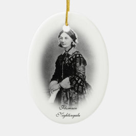 Florence Nightingale-Nursing Afstuderen+personaliz Keramisch Ornament