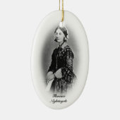 Florence Nightingale-Nursing Afstuderen+personaliz Keramisch Ornament (Rechts)