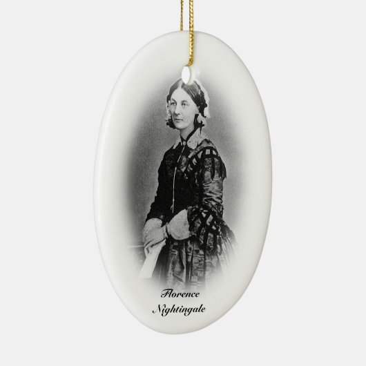 Florence Nightingale-Nursing Afstuderen+personaliz Keramisch Ornament (Rechts)