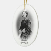 Florence Nightingale-Nursing Afstuderen+personaliz Keramisch Ornament (Links)
