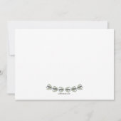 Florence Nightingale Oil Lamp Afstuderen Invitatio Kaart (Achterkant)