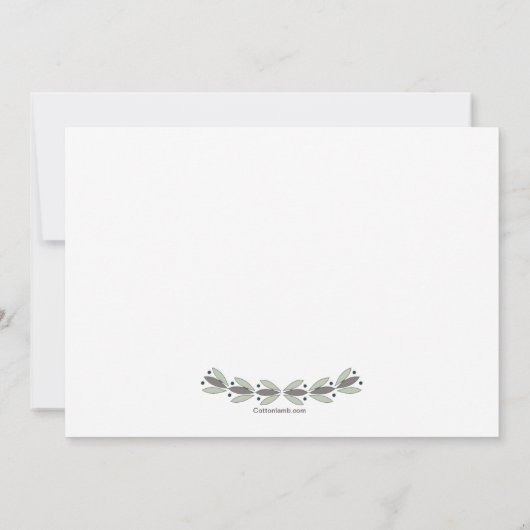 Florence Nightingale Oil Lamp Afstuderen Invitatio Kaart (Achterkant)