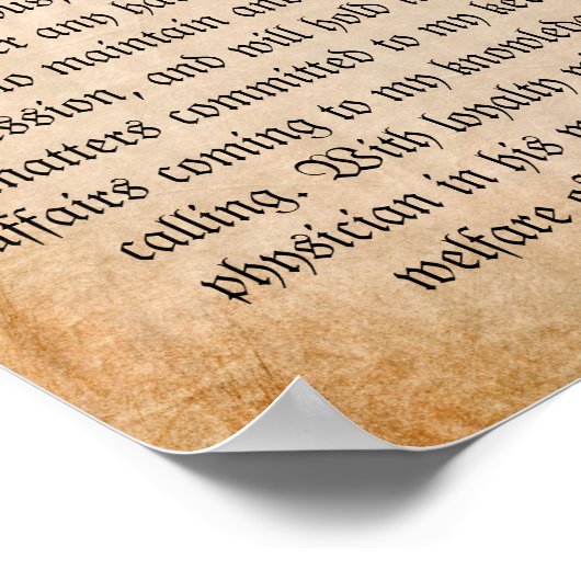 Florence Nightingale Pledge for Nurses Poster (Hoek)