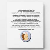 Florence Nightingale Pledge Fotoplaat (Voorkant)
