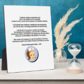 Florence Nightingale Pledge Fotoplaat (Zijkant)