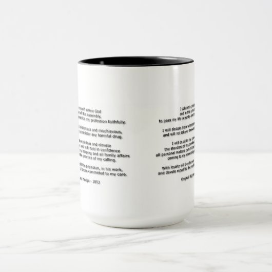 Florence Nightingale Pledge Mok (Midden)