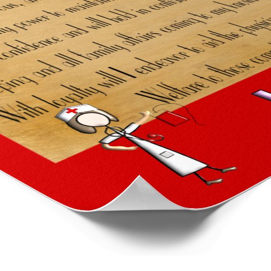 Florence Nightingale Pledge Poster (Hoek)