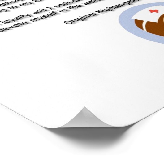 Florence Nightingale Pledge Poster (Hoek)