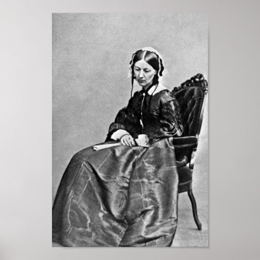 Florence Nightingale Portrait - 1854 Poster (Voorkant)