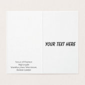 Florence Nightingale Standbeeld Londen Kaart (Binnenkant ongevouwen)