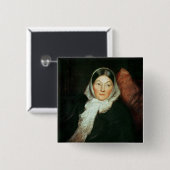 Florence Nightingale Vierkante Button 5,1 Cm (Voorkant /achterkant)