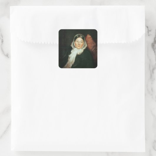 Florence Nightingale Vierkante Sticker (Tas)