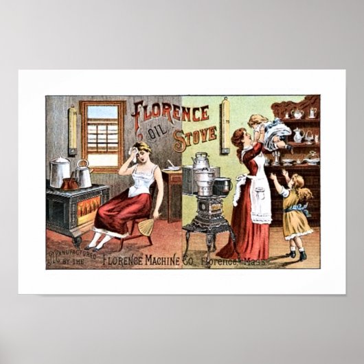 Florence Oil Stove Poster (Voorkant)