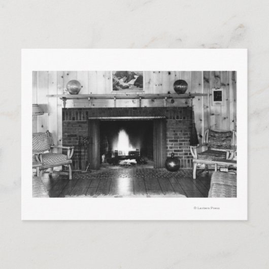 Florence, Oregon Hotel Regan Lobby Uitzicht Briefkaart (Voorkant)