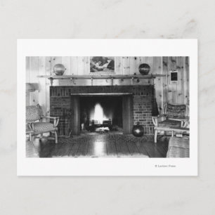 Florence, Oregon Hotel Regan Lobby Uitzicht Briefkaart