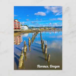Florence Oregon Reflective Waters Briefkaart