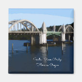 Florence Oregon Suislaw River Bridge Magneet (Voorkant)