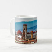 Florence, oude stad, Italiaanse skyline Koffiemok (Voorkant links)
