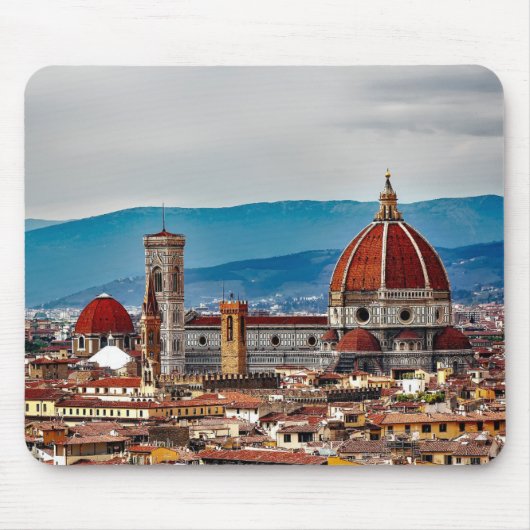 Florence, oude stad, Italiaanse skyline Muismat (Voorkant)