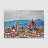Florence, oude stad, Italiaanse skyline Tissuepapier (Voorkant)