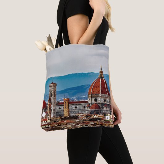 Florence, oude stad, Italiaanse skyline Tote Bag (Dichtbij)