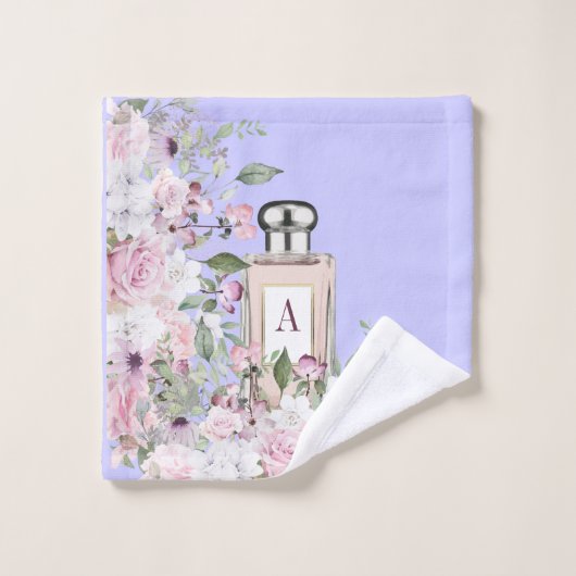Florence Paars Pink Perfume Fles Bad Handdoek (Wasdoekje)