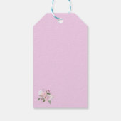 Florence Paars Pink Perfume Fles Cadeaulabel (Achterkant)