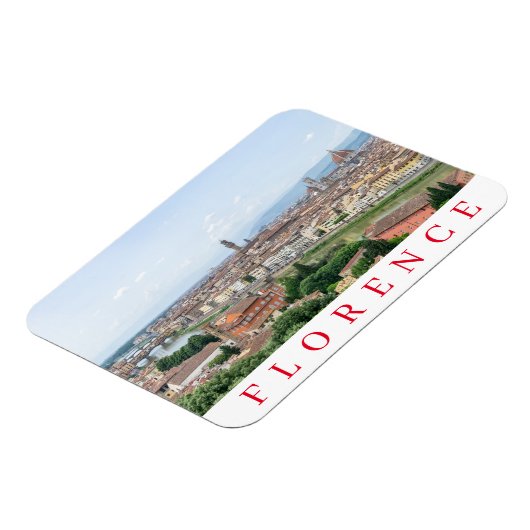 Florence panorama uitzicht magneet (Linkerzijde)