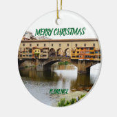 Florence Panoramic kerstversiering Keramisch Ornament (Links)