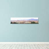 Florence Panoramisch Verpakt Canvas Afdruk (Insitu (Houten vloer))
