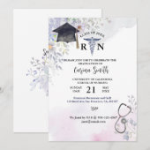 Florence Party Botanical Afstuderen van de verplee Kaart (Voorkant / Achterkant)