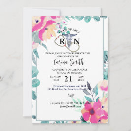 Florence Party of Nursing School Afstuderen Kaart