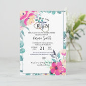 Florence Party of Nursing School Afstuderen Kaart (Staand voorkant)