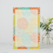 Florence patroon 3 briefpapier (Staand voorkant)