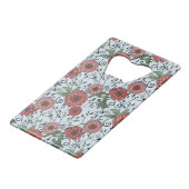 Florence patroon 3 creditkaart flessenopener (Achterkant Gekanteld)