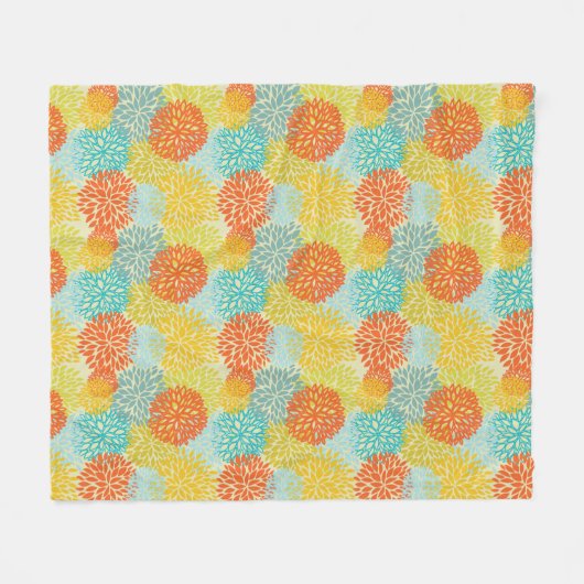 Florence patroon 3 fleece deken (Voorkant (Horizontaal))