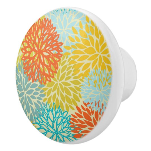 Florence patroon 3 keramische knop (Rechts)