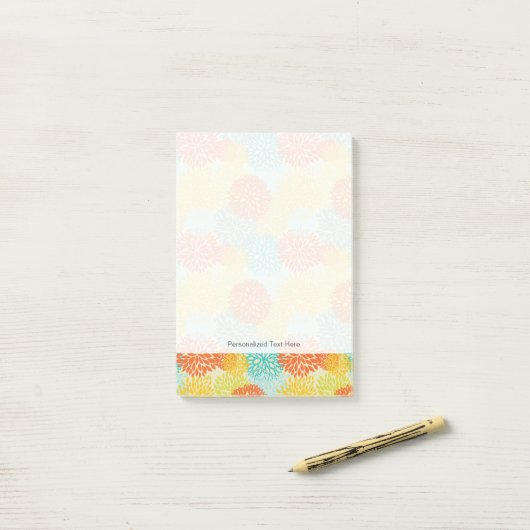 Florence patroon 3 post-it® notes (Op bureau)
