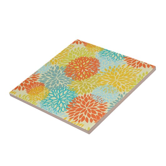 Florence patroon 3 tegeltje (Zijkant)