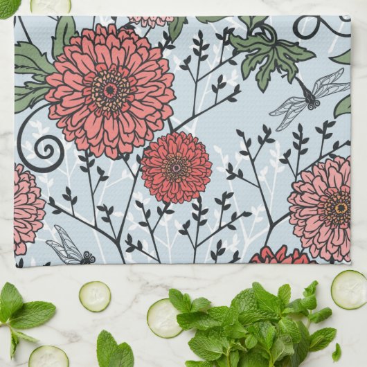 Florence patroon 3 theedoek (Gevouwen)